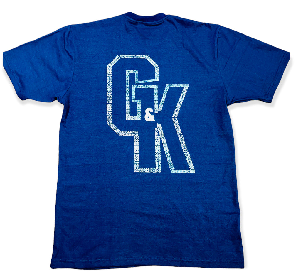Mens Blue T-shirts | Branded Tee Shirt | Gods N Kings